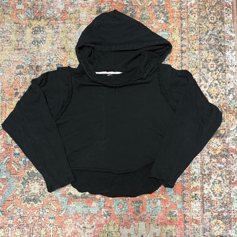 FP Movement by Free People Black Hooded Sweater
